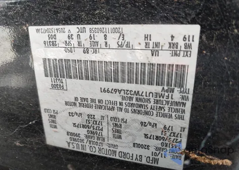 2002 Ford Expedition Eddie Bauer из США, поврежденный, VIN 1FMEU17W32LA67991